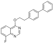 CAS#: 124428-19-9， 8-Fluoro-4-[2-(4-Phenylphenyl)Ethoxy]Quinazoline