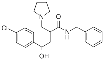 CAS#: 124500-17-0， 4-(4-Chlorophenyl)-4-Hydroxy-N-(Phenylmethyl)-2-(Pyrrolidin-1-Ylmethyl)Butanamide