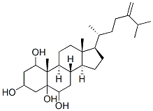 CAS#: 124596-64-1， (8S,9S,10S,13R,14S,17S)-10,13-Dimethyl-17-[(2R)-6-Methyl-5-Methylideneheptan-2-Yl]-1,2,3,4,6,7,8,9,11,12,14,15,16,17-Tetradecahydrocyclopenta[a]Phenanthrene-1,3,5,6-Tetrol