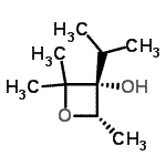 CAS#: 124659-03-6， (3R,4S)-3-Isopropyl-2,2,4-Trimethyl-3-Oxetanol