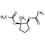 CAS#: 124667-62-5， (1R,2S)-1-Methyl-1,2-Cyclopentanediyl Diacetate