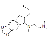 CAS#: 124673-07-0， N-(6-Butyl-6,7-Dihydro-5H-Cyclopenta[f][1,3]Benzodioxol-5-Yl)-N,N',N'-Trimethylethane-1,2-Diamine