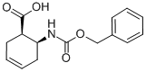 结构式 CAS# 124753-65-7, (1R,6S)-6-(苯基甲氧羰基氨基)环己-3-烯-1-羧酸