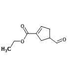 CAS#: 124827-02-7， Ethyl 4-Formyl-1-Cyclopentene-1-Carboxylate