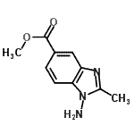 CAS#: 124839-55-0， Methyl 1-Amino-2-Methyl-1H-Benzimidazole-5-Carboxylate