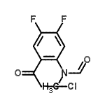 CAS#: 124959-06-4， N-[2-(Chloroacetyl)-4,5-Difluorophenyl]-N-Methylformamide