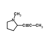 CAS#: 125038-97-3， 1-Methyl-2-(1-Propyn-1-Yl)Pyrrolidine