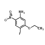 structure of CAS# 125163-13-5, 5-Ethoxy-4-Fluoro-2-Nitroaniline;5-ethoxy-4-fluoro-2-nitroaniline