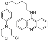 CAS#: 125173-74-2， N-[5-[4-[Bis(2-Chloroethyl)Amino]Phenoxy]Pentyl]Acridin-9-Amine