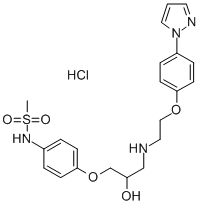 CAS#: 125228-72-0， N-[4-[2-Hydroxy-3-[2-(4-Imidazol-1-Ylphenoxy)Ethylamino]Propoxy]Phenyl]Methanesulfonamide Hydrochloride