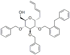 CAS#: 125365-10-8， [(2R,3R,4R,5S,6R)-6-[(2E)-Penta-2,4-Dienyl]-3,4-Bis(Phenylmethoxy)-5-[[2-(Phenylmethyl)Phenyl]Methoxy]Oxan-2-Yl]Methanol