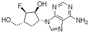 CAS#: 125409-47-4， (1S,2R,3R,5R)-5-(6-Aminopurin-9-Yl)-2-Fluoro-3-(Hydroxymethyl)Cyclopentan-1-Ol