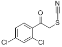 structure of CAS# 125488-14-4, Thiocyanic Acid 2-(2,4-Dichlorophenyl)-2-Oxoethyl Ester;2-(Cyanosulfanyl)-1-(2,4-Dichlorophenyl)Ethan-1-One;2-(2,4-DICHLOROPHENYL)-2-OXOETHYL THIOCYANATE;1-(2,4-Dichlorophenyl)-2-Thiocyanatoethanone
