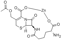 CAS#: 12567-06-5， [3-[(Acetyloxy)Methyl]-7-[(5-Amino-5-Carboxy-1-Oxopentyl)Amino]-8-Oxo-5-Thia-1-Azabicyclo[4.2.0]Oct-2-Ene-2-Carboxylato]-Zinc