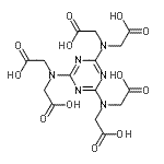 CAS#: 1258-71-5， 2,2',2'',2''',2'''',2'''''-(1,3,5-Triazine-2,4,6-Triyltrinitrilo)Hexaacetic Acid