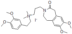 CAS#: 125846-62-0， 3-(7,8-Dimethoxy-4-Oxo-2,5-Dihydro-1H-3-Benzazepin-3-Yl)Propyl-[2-(3,4-Dimethoxyphenyl)Ethyl]-Dimethylazanium Iodide