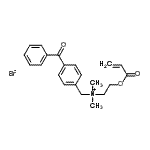 CAS#: 125850-75-1， 2-(Acryloyloxy)-N-(4-Benzoylbenzyl)-N,N-Dimethylethanaminium Bromide