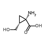 CAS#: 125876-14-4， (1S,2R)-1-Amino-2-(Hydroxymethyl)Cyclopropanecarboxylic Acid
