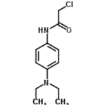 结构式 CAS# 125983-31-5, 2-氯-N-[4-(二乙基氨基)苯基]乙酰胺