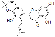 CAS#: 126005-97-8， (2R)-5,7-Dihydroxy-2-[8-Hydroxy-2,2-Dimethyl-7-(3-Methylbut-2-Enyl)Chromen-6-Yl]Chroman-4-One
