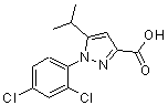 CAS#: 126068-31-3， 1-(2,4-Dichlorophenyl)-5-Isopropyl-1H-Pyrazole-3-Carboxylic Acid
