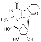 CAS#: 126092-77-1， 2-Amino-9-[(2R,3R,4S,5R)-3,4-Dihydroxy-5-(Hydroxymethyl)Oxolan-2-Yl]-7-Propyl-3H-Purine-6,8-Dione