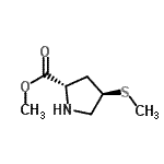 CAS#: 126111-06-6， Methyl (4R)-4-(Methylsulfanyl)-L-Prolinate