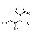 CAS#: 126145-45-7， N'-Hydroxy-2-(2-Oxo-1-Pyrrolidinyl)Propanimidamide