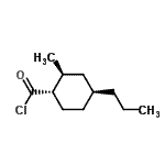 CAS#: 126165-01-3， (1S,2S,4S)-2-Methyl-4-Propylcyclohexanecarbonyl Chloride