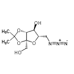 CAS#: 126210-25-1， 6-Azido-6-Deoxy-2,3-O-Isopropylidene-alpha-L-Fructofuranose