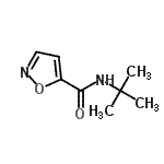 CAS#: 126243-10-5， N-(2-Methyl-2-Propanyl)-1,2-Oxazole-5-Carboxamide