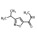 CAS#: 126243-22-9， 3-Isopropyl-N-Methyl-1,2-Oxazole-5-Carboxamide