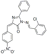 CAS#: 126293-47-8， (5Z)-3-[(2-Chlorophenyl)Methylideneamino]-5-[(4-Nitrophenyl)Methylidene]-2-Phenylimidazol-4-One