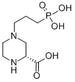 结构式 CAS# 126453-07-4, (2R)-4-(3-膦酰丙基)-2-哌嗪羧酸