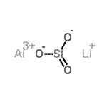 CAS#: 12646-13-8， 1-Oxo-Silanediolate Aluminum Lithium Salt (1:1:1)
