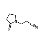 CAS#: 126524-10-5， 3-(2-Thioxo-1-Pyrrolidinyl)Propanenitrile