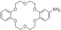 结构式 CAS# 126531-26-8, 6,7,9,10,17,18,20,21-八氢二苯并[b,k][1,4,7,10,13,16]六氧杂十八碳八烯-2-胺