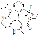 CAS#: 126661-07-2， Ethyl 2-Methyl-5-Propan-2-Yloxy-4-[2-(Trifluoromethyl)Phenyl]-1,4-Dihydro-1,6-Naphthyridine-3-Carboxylate