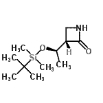 CAS#: 126748-42-3， (3S)-3-[(1R)-1-{[Dimethyl(2-Methyl-2-Propanyl)Silyl]Oxy}Ethyl]-2-Azetidinone