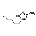 CAS#: 126748-59-2， 5-Pentyl-1H-Pyrazol-3-Amine