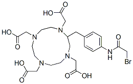CAS#: 126753-62-6， 2-[2-[[4-[(2-Bromoacetyl)Amino]Phenyl]Methyl]-4,7,10-Tris(Carboxymethyl)-1,4,7,10-Tetrazacyclododec-1-Yl]Acetic Acid