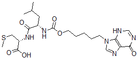 CAS#: 126869-52-1， (2R)-2-[[(2S)-4-Methyl-2-[5-(6-Oxo-3H-Purin-9-Yl)Pentoxycarbonylamino]Pentanoyl]Amino]-3-Methylsulfanylpropanoic Acid
