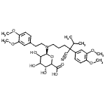 CAS#: 126883-99-6， N-[4-Cyano-4-(3,4-dimethoxyphenyl)-5-methylhexyl]-N-[2-(3,4-dimethoxyphenyl)ethyl]-beta-L-glycero-hexopyranuronosylamine