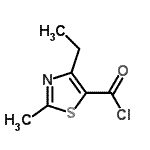 CAS#: 126889-03-0， 4-Ethyl-2-Methyl-1,3-Thiazole-5-Carbonyl Chloride