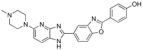 CAS#: 126898-32-6， 4-(5-(5-(4-Methyl-1-Piperazinyl)-1H-Imidazo(4,5-b)Pyridin-2-Yl)-2-Benzoxazolyl)Phenol