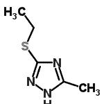CAS#: 126909-98-6， 3-(Ethylsulfanyl)-5-Methyl-1H-1,2,4-Triazole
