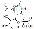 CAS#: 127099-59-6， (2S,4S,5R,6R)-4,5-Diacetamido-2-Hydroxy-6-[(1R,2R)-1,2,3-Trihydroxypropyl]Oxane-2-Carboxylic Acid