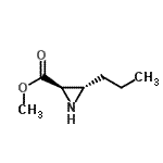 CAS#: 127127-37-1， Methyl (2R,3S)-3-Propyl-2-Aziridinecarboxylate