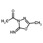 CAS#: 127351-20-6， 1-(2-Imino-5-Methyl-1,3,4-Oxadiazol-3(2H)-Yl)Ethanone