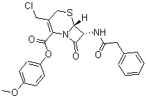 CAS#: 127431-38-3， (6R,7R)-3-(chloromethyl)-8-oxo-7-[(2-phenylacetyl)amino]-5-Thia-1-azabicyclo[4.2.0]oct-2-ene-2-carboxylic Acid 4-methoxyphenyl ester